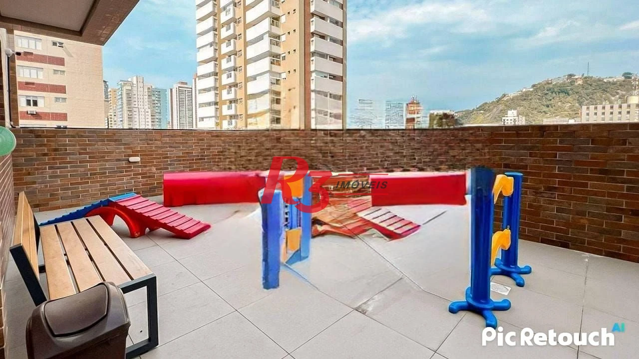 Apartamento com 1 dormitório à venda, 40 m² por R$ 590.000,00 - Campo Grande - Santos/SP