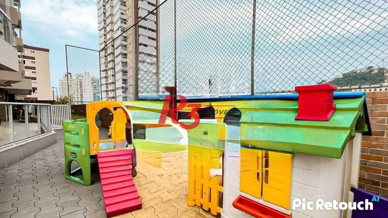 Apartamento com 1 dormitório à venda, 40 m² por R$ 590.000,00 - Campo Grande - Santos/SP