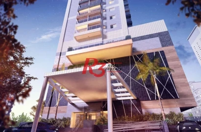 Apartamento com 2 dormitórios à venda, 87 m² por R$ 1.270.000,00 - Gonzaga - Santos/SP