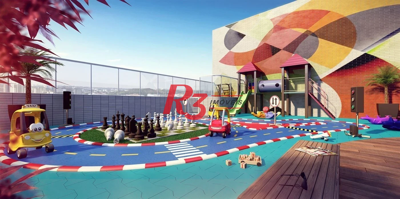 Apartamento com 2 dormitórios à venda, 87 m² por R$ 1.470.000,00 - Gonzaga - Santos/SP