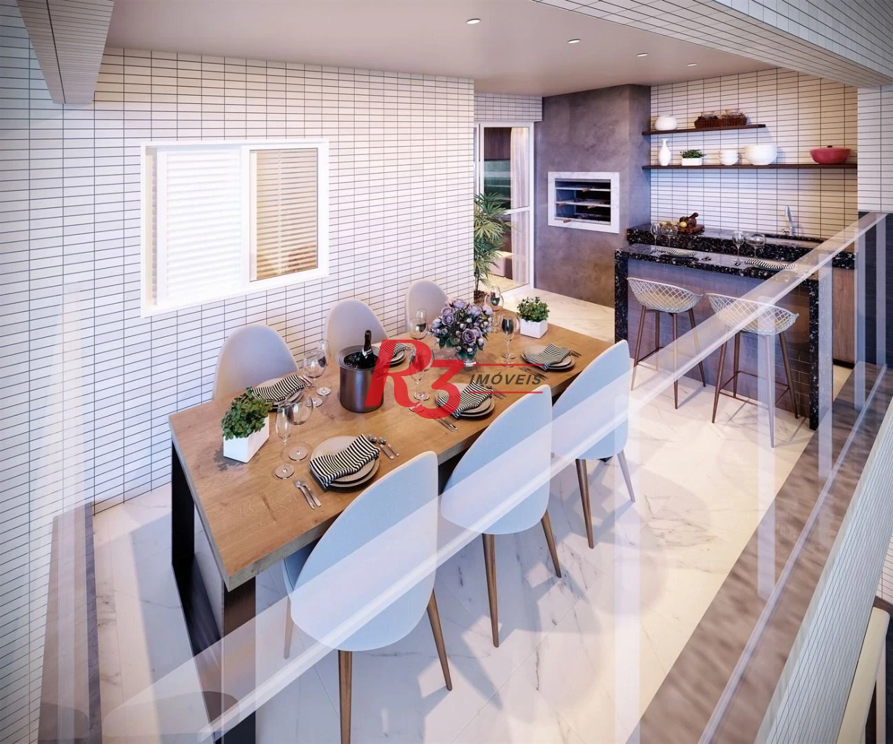 Apartamento com 2 dormitórios à venda, 87 m² por R$ 1.470.000,00 - Gonzaga - Santos/SP