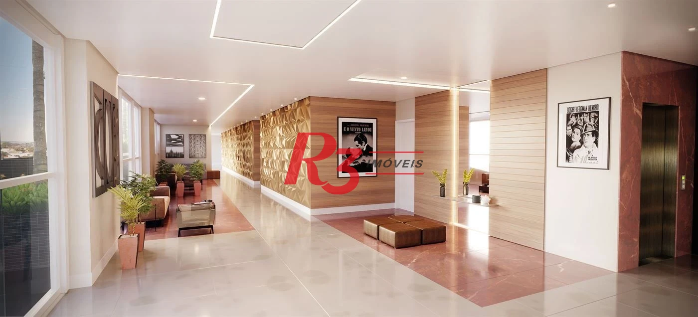 Apartamento com 2 dormitórios à venda, 87 m² por R$ 1.470.000,00 - Gonzaga - Santos/SP