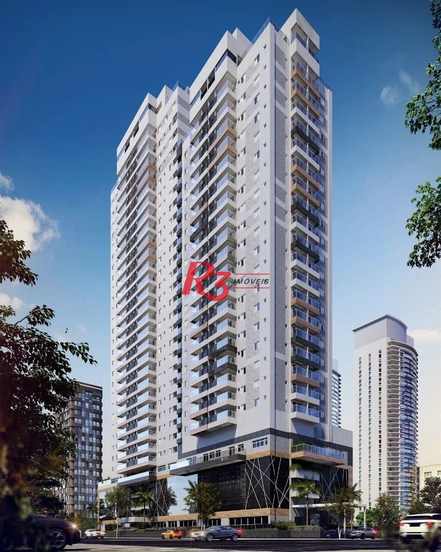 Apartamento com 2 dormitórios à venda, 87 m² por R$ 1.470.000,00 - Gonzaga - Santos/SP