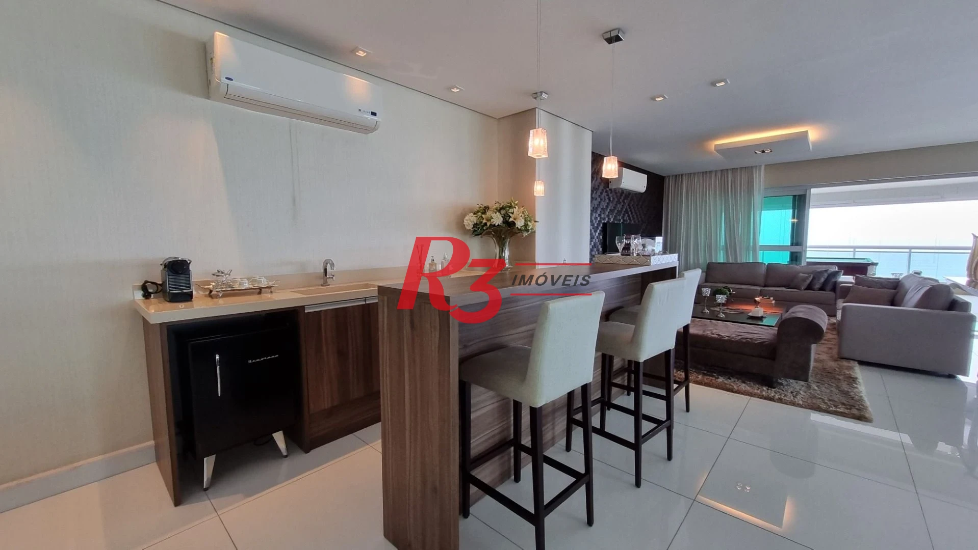 Apartamento com 4 dormitórios à venda, 475 m² por R$ 14.000.000,00 - Gonzaga - Santos/SP