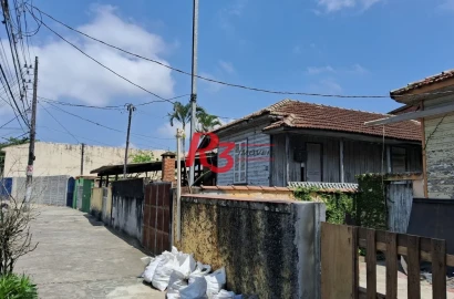 Terreno à venda, 232 m² por R$ 615.000,00 - Estuário - Santos/SP