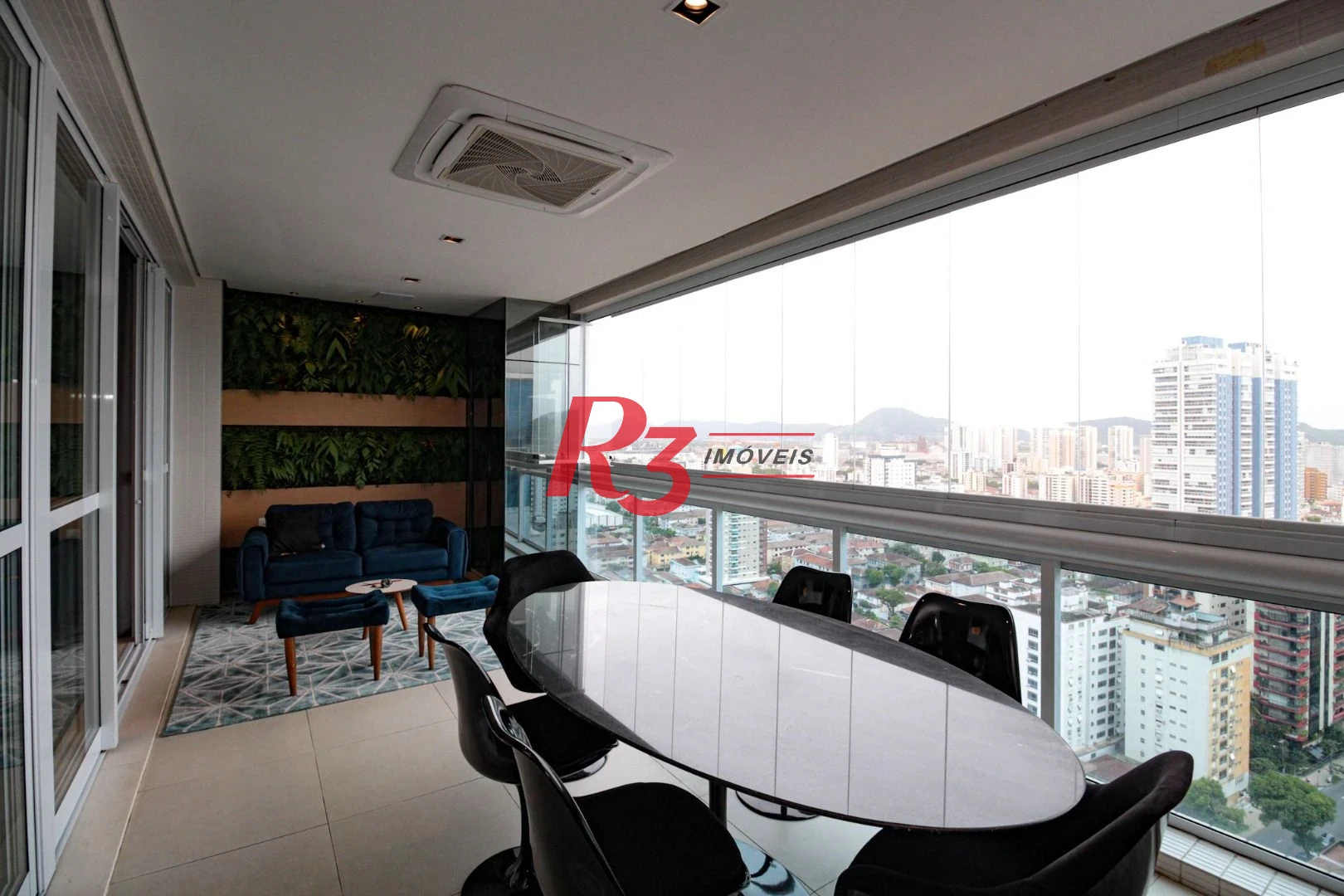Apartamento com 1 suíte + lavabo à venda, 106 m² por R$ 2.230.000 - Aparecida - Santos/SP