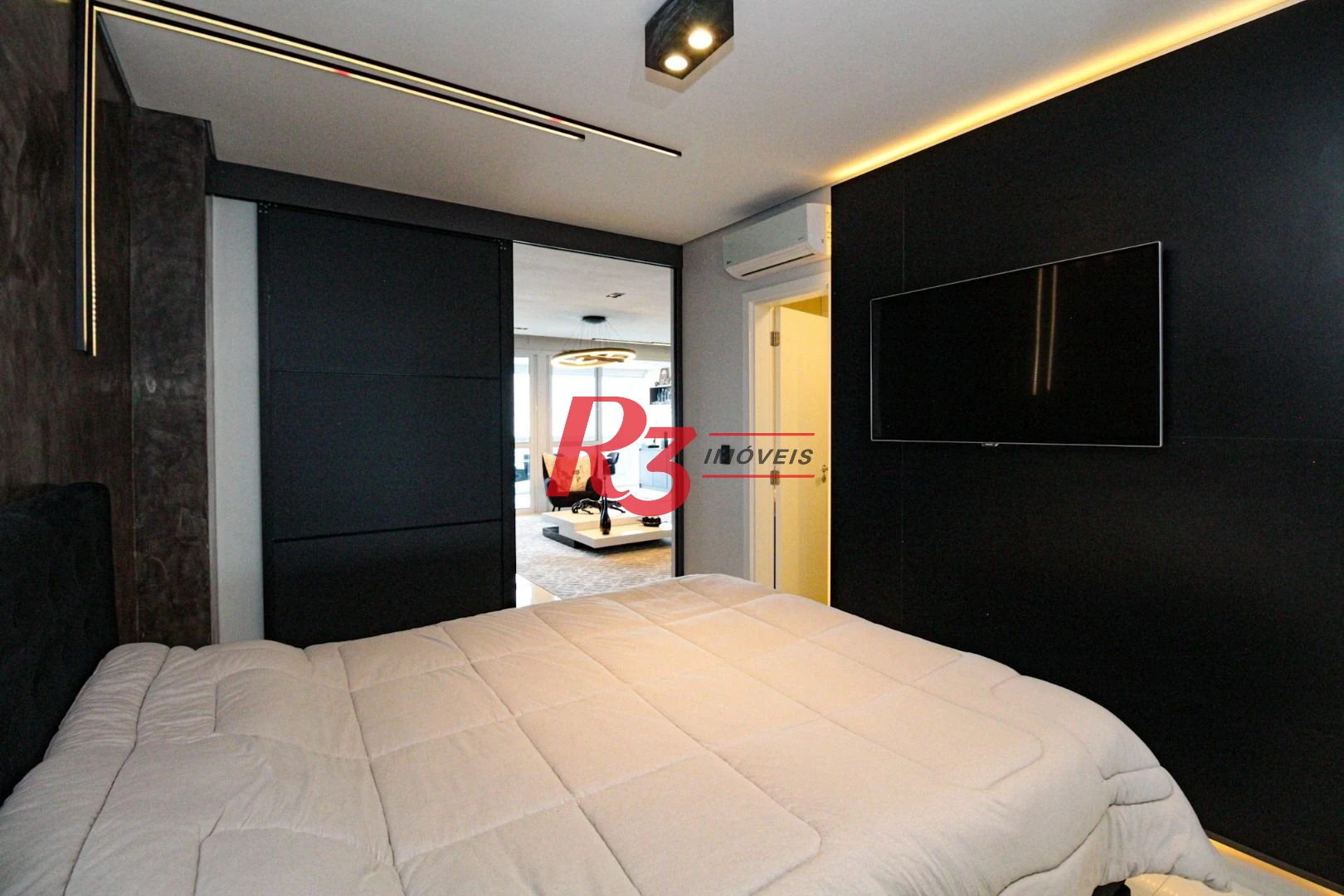 Apartamento com 1 suíte + lavabo à venda, 106 m² por R$ 2.230.000 - Aparecida - Santos/SP