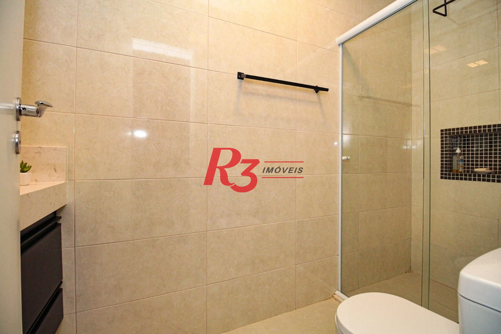 Apartamento com 1 suíte + lavabo à venda, 106 m² por R$ 2.230.000 - Aparecida - Santos/SP