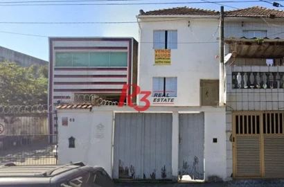 Terreno à venda, 225 m² por R$ 590.000,00 - Macuco - Santos/SP