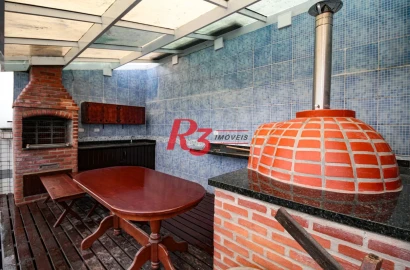 Cobertura com 5 dormitórios, 400 m² - venda por R$ 2.250.000,00 ou aluguel por R$ 14.900,00/mês - Embaré - Santos/SP