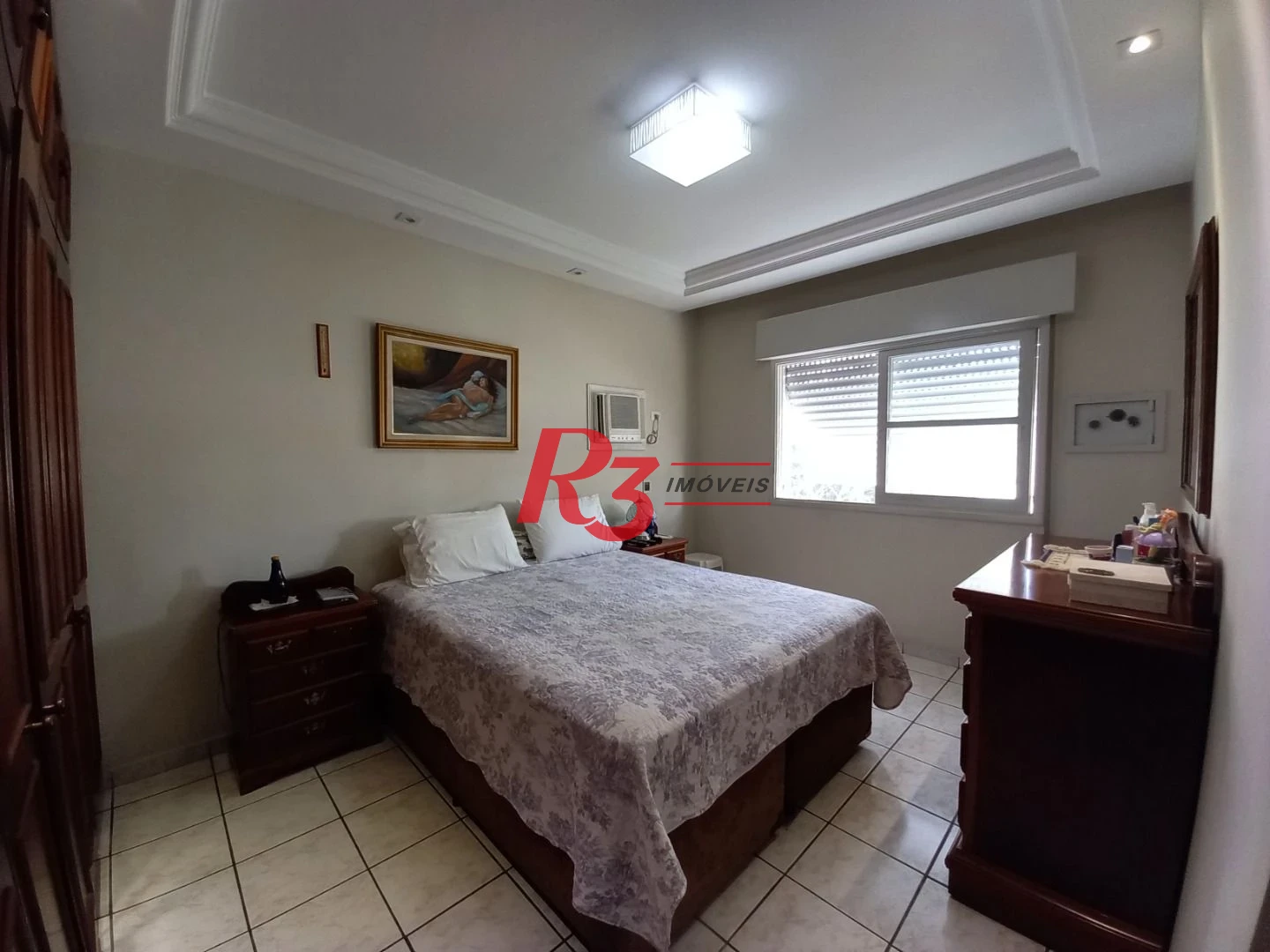Apartamento á venda 3 quartos 2 Vgs Demarcadas Boqueirão Santos.