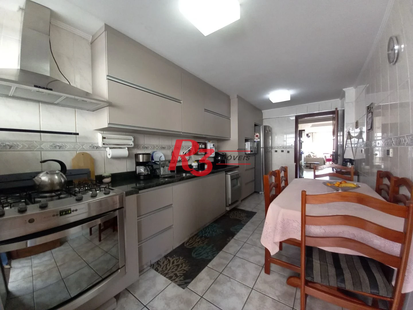 Apartamento á venda 3 quartos 2 Vgs Demarcadas Boqueirão Santos.