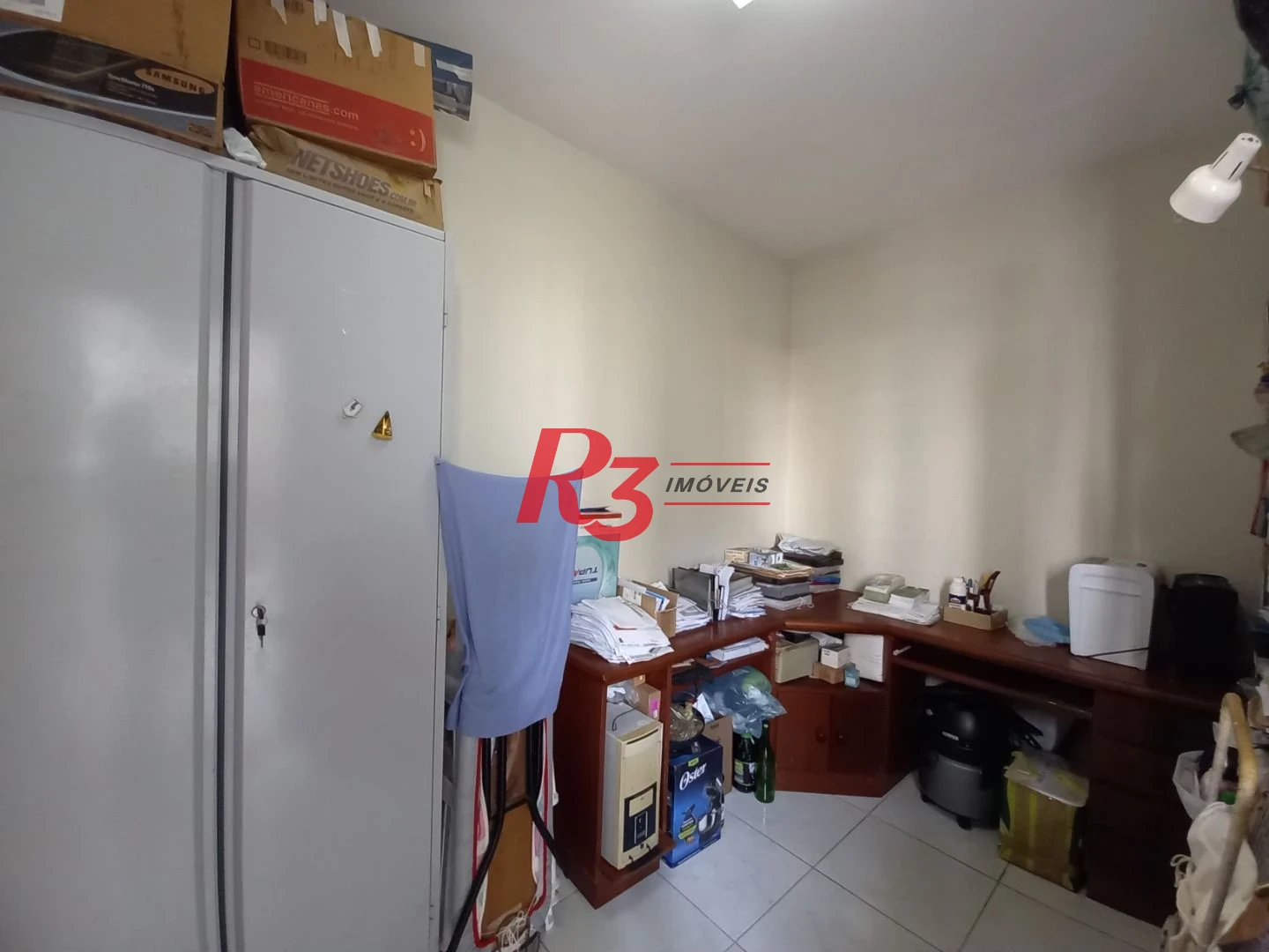 Apartamento á venda 3 quartos 2 Vgs Demarcadas Boqueirão Santos.
