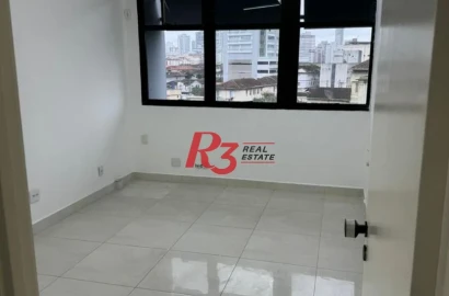 Conjunto para alugar, 133 m² por R$ 5.500/mês - Gonzaga - Santos/SP