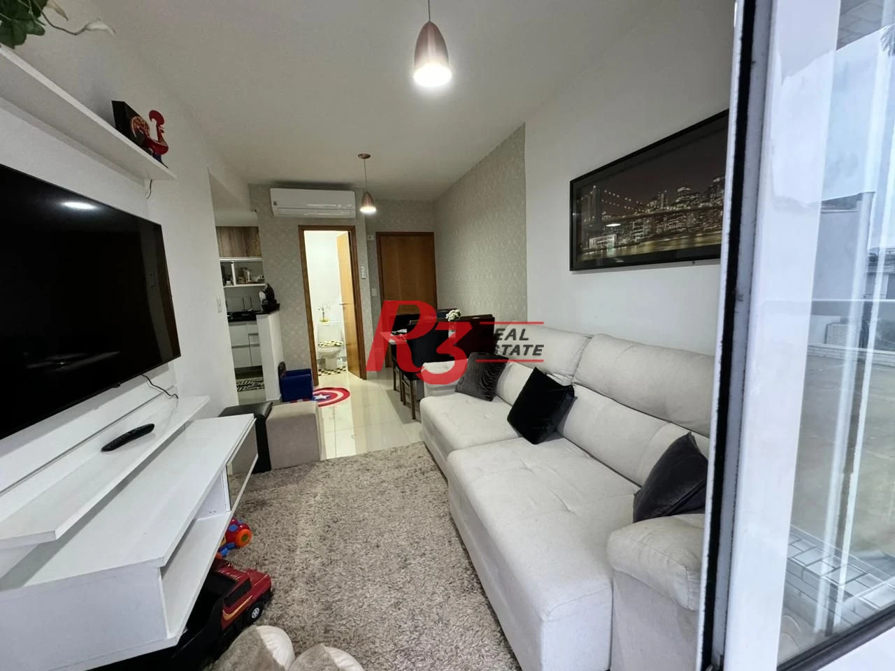 Apartamento com 2 dormitórios para alugar, 58 m² por R$ 5.000,00/mês - Vila Matias - Santos/SP