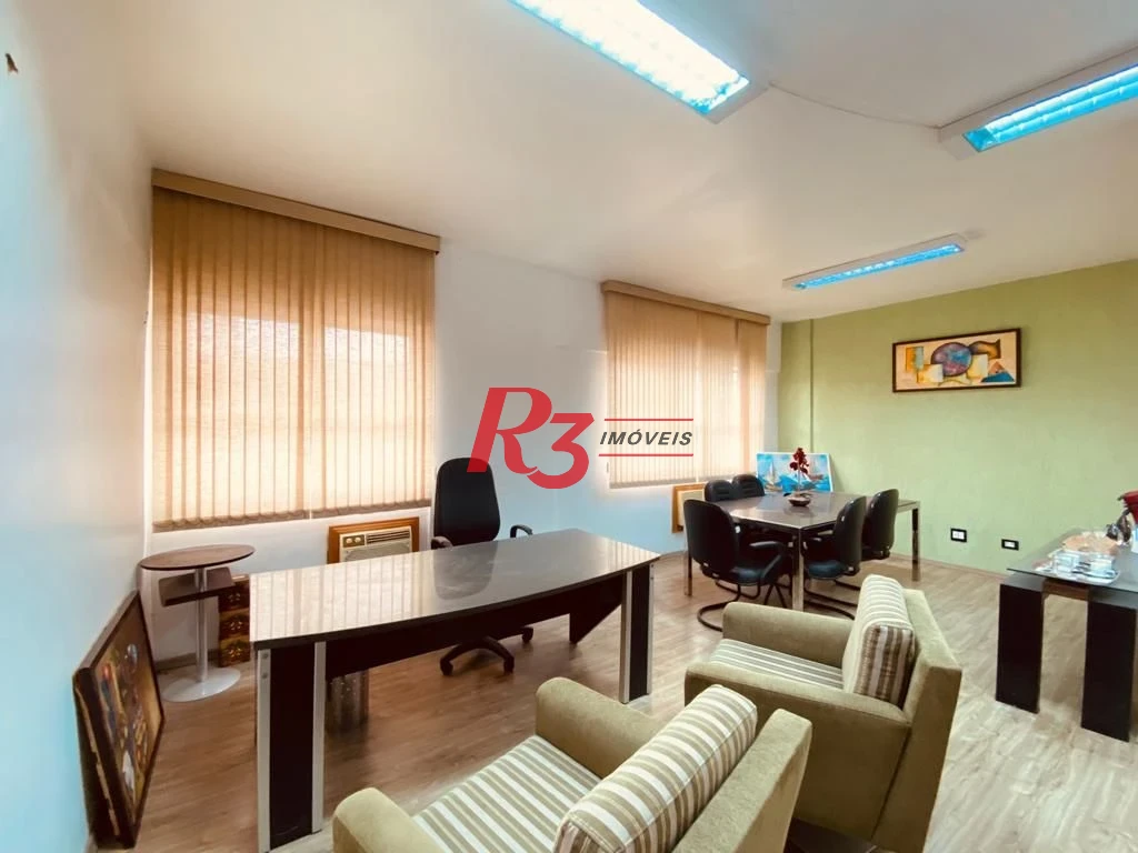 Sala, 62 m² - venda por R$ 320.000,00 ou aluguel por R$ 2.600,00/mês - Vila Belmiro - Santos/SP