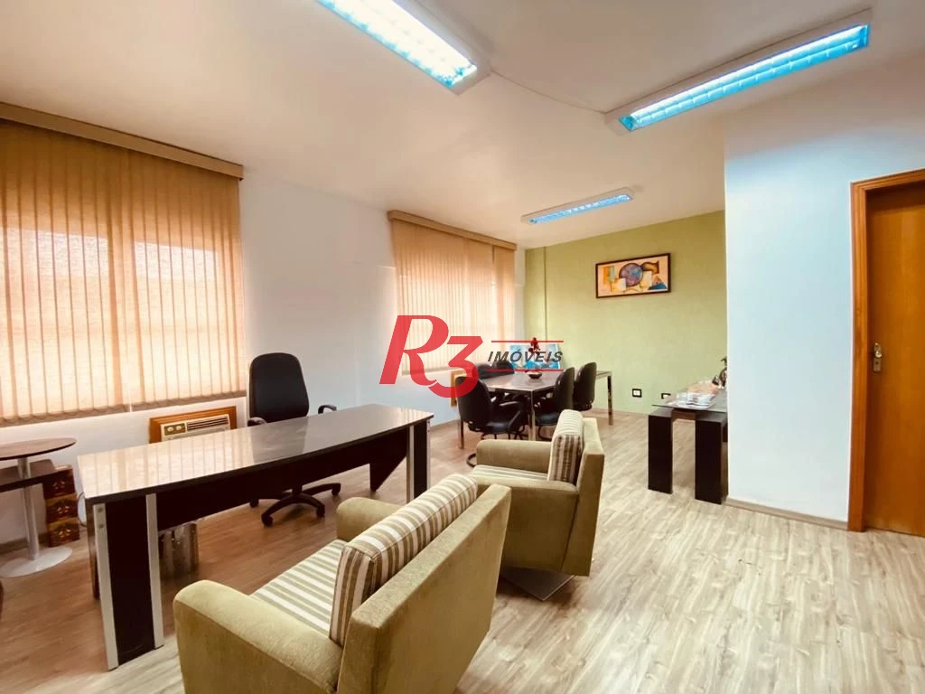 Sala, 62 m² - venda por R$ 320.000,00 ou aluguel por R$ 2.600,00/mês - Vila Belmiro - Santos/SP