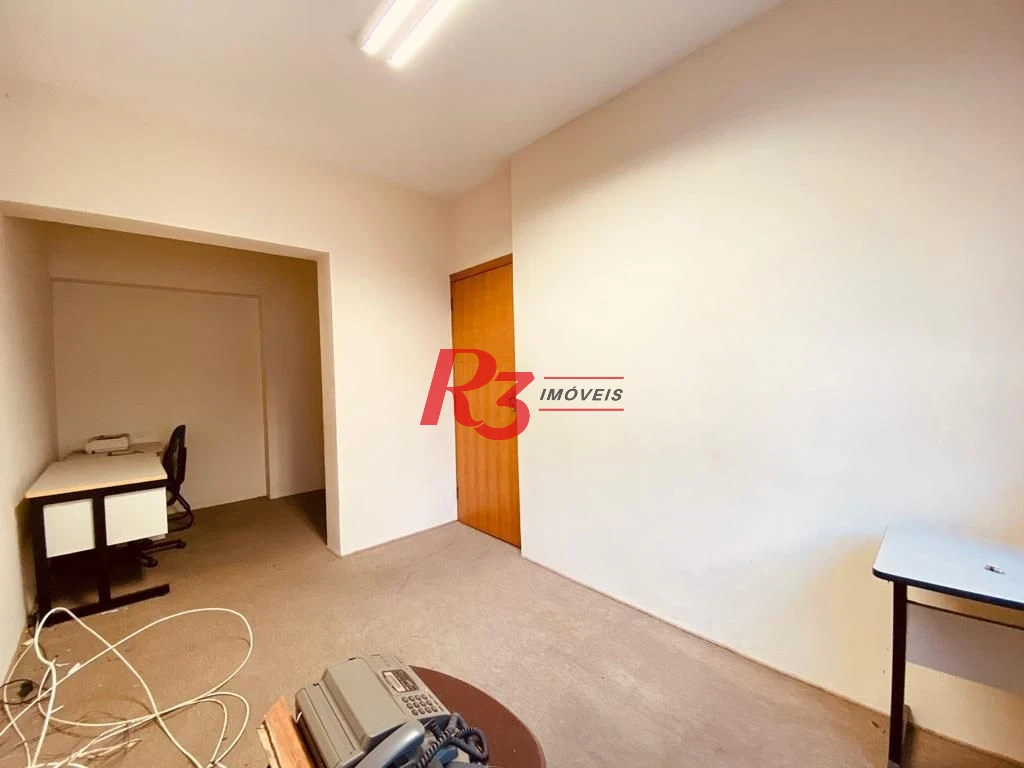 Sala, 62 m² - venda por R$ 320.000,00 ou aluguel por R$ 2.600,00/mês - Vila Belmiro - Santos/SP