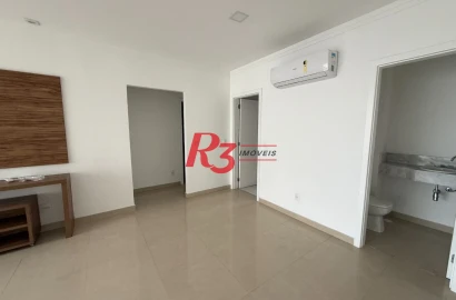 Apartamento com 3 dormitórios para alugar, 120 m² - Gonzaga - Santos/SP