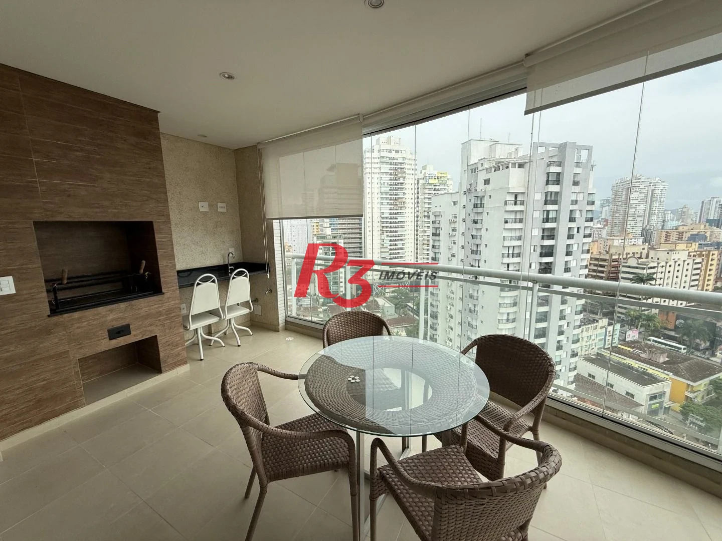 Apartamento com 3 dormitórios para alugar, 120 m² - Gonzaga - Santos/SP