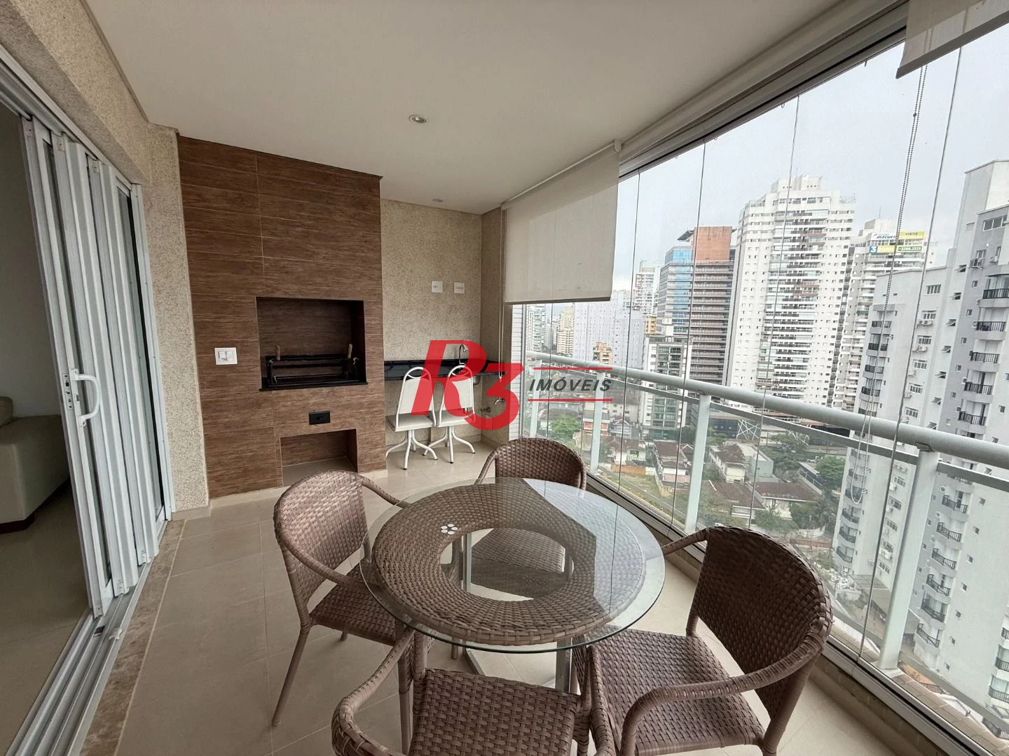 Apartamento com 3 dormitórios para alugar, 120 m² - Gonzaga - Santos/SP