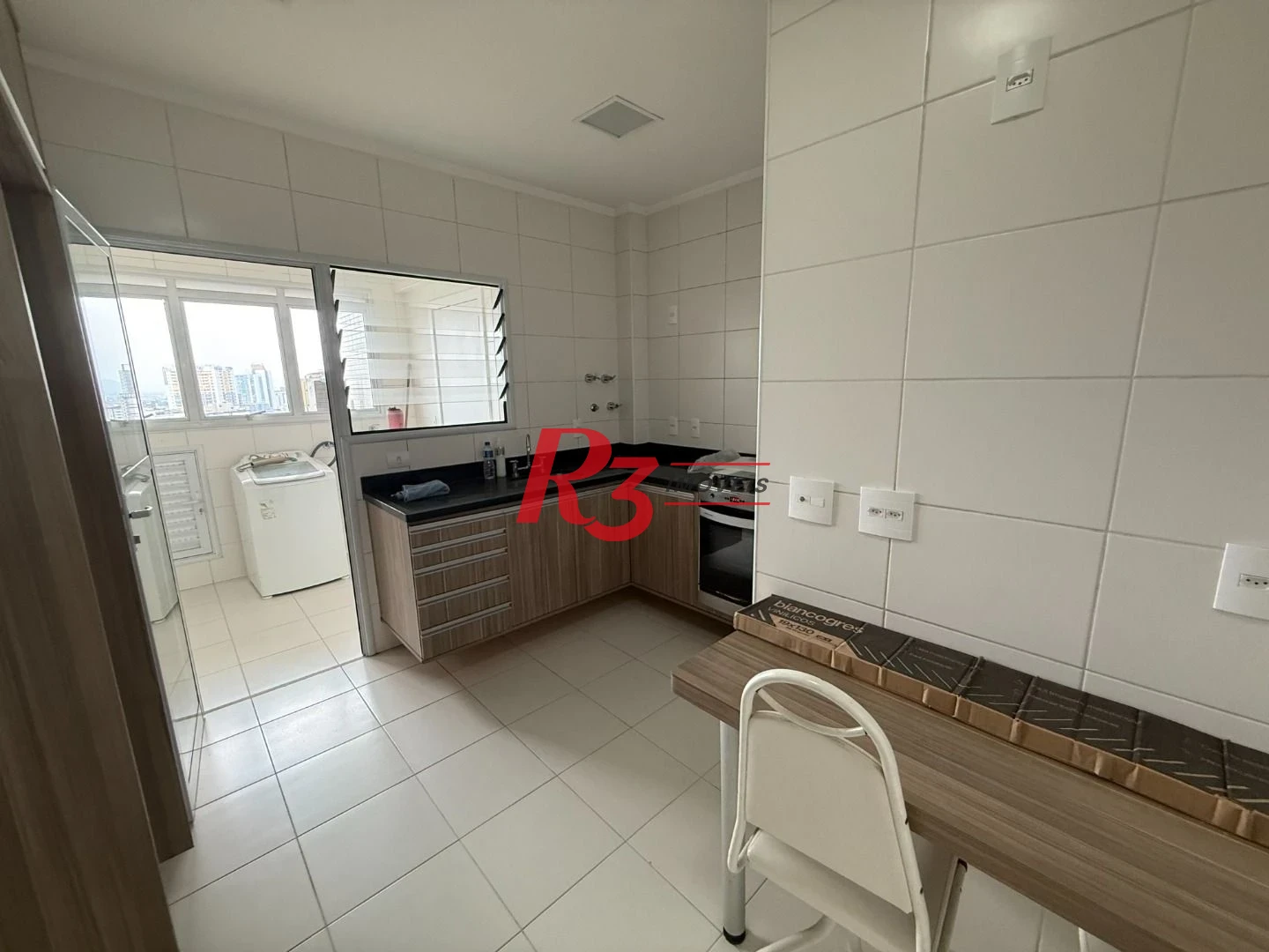 Apartamento com 3 dormitórios para alugar, 120 m² - Gonzaga - Santos/SP