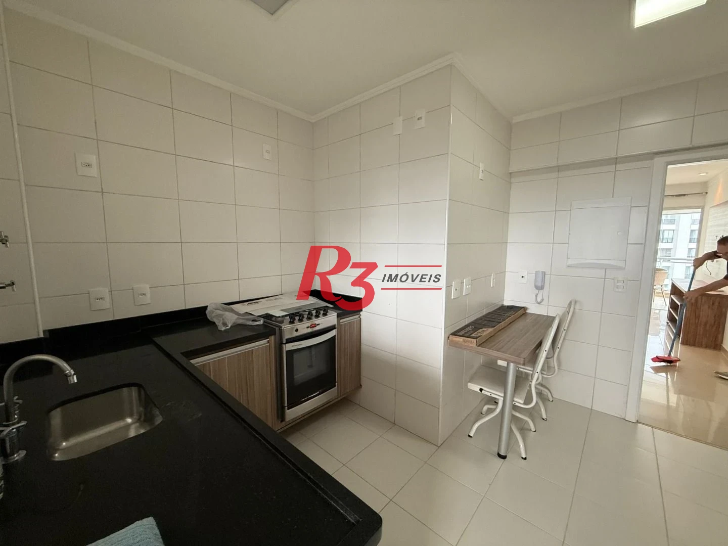 Apartamento com 3 dormitórios para alugar, 120 m² - Gonzaga - Santos/SP