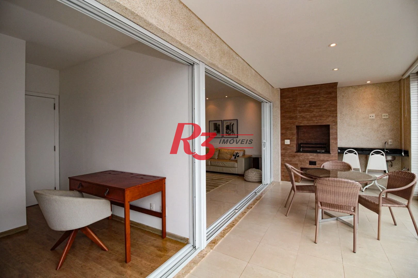 Apartamento com 3 dormitórios para alugar, 120 m² por R$ 11.500,00/mês - Gonzaga - Santos/SP