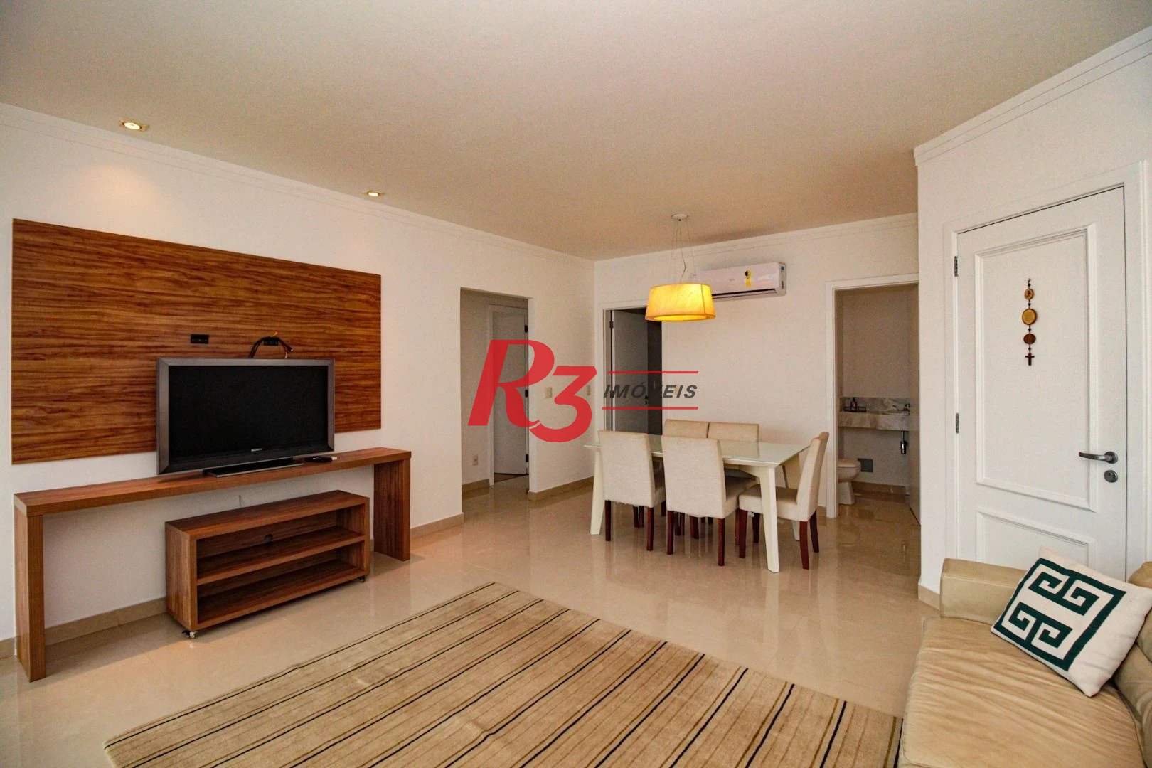 Apartamento com 3 dormitórios para alugar, 120 m² por R$ 11.500,00/mês - Gonzaga - Santos/SP