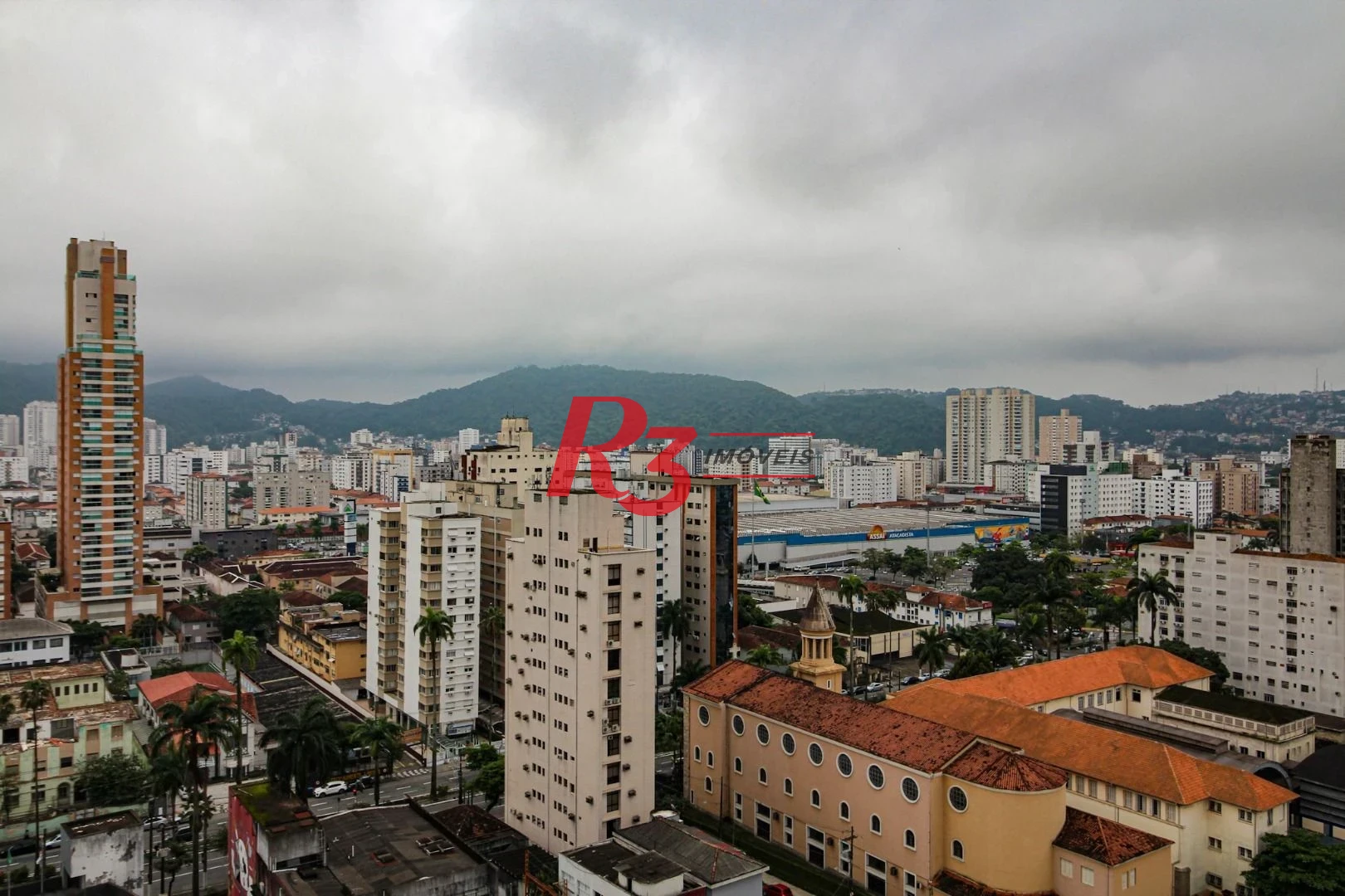 Apartamento com 3 dormitórios para alugar, 120 m² por R$ 11.500,00/mês - Gonzaga - Santos/SP