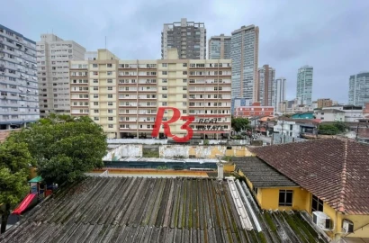 Kitnet à venda, 27 m² por R$ 230.000,00 - Embaré - Santos/SP