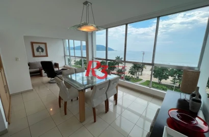 Apartamento com 4 dormitórios para alugar, 240 m² por R$ 9.900,00/mês - Boqueirão - Santos/SP