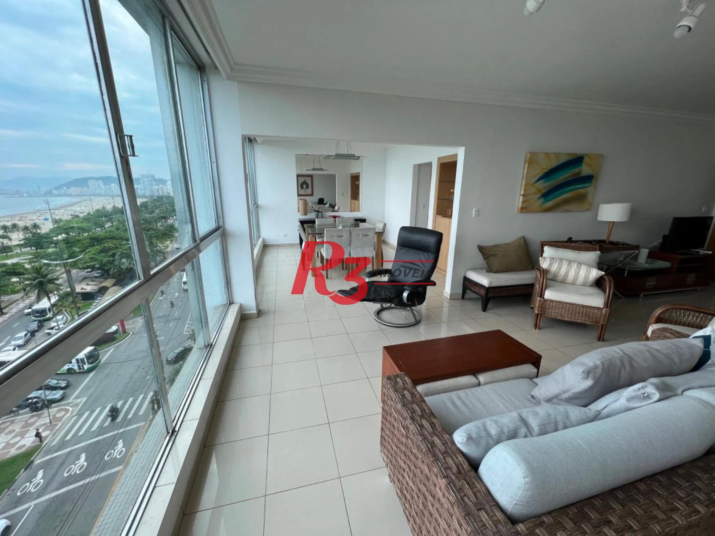 Apartamento com 4 dormitórios para alugar, 240 m² por R$ 9.900,00/mês - Boqueirão - Santos/SP