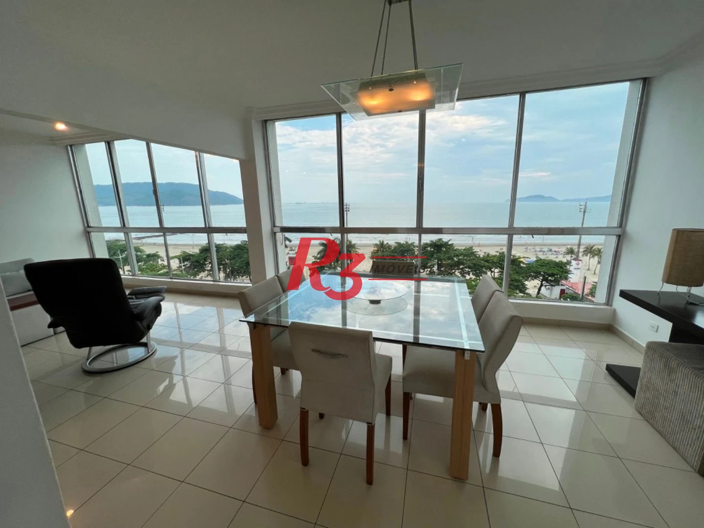 Apartamento com 4 dormitórios para alugar, 240 m² por R$ 9.900,00/mês - Boqueirão - Santos/SP