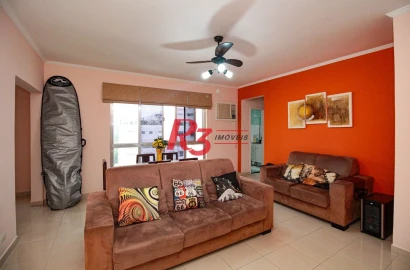 Apartamento com 2 dormitórios à venda, 100 m² por R$ 470.000,00 - José Menino - Santos/SP