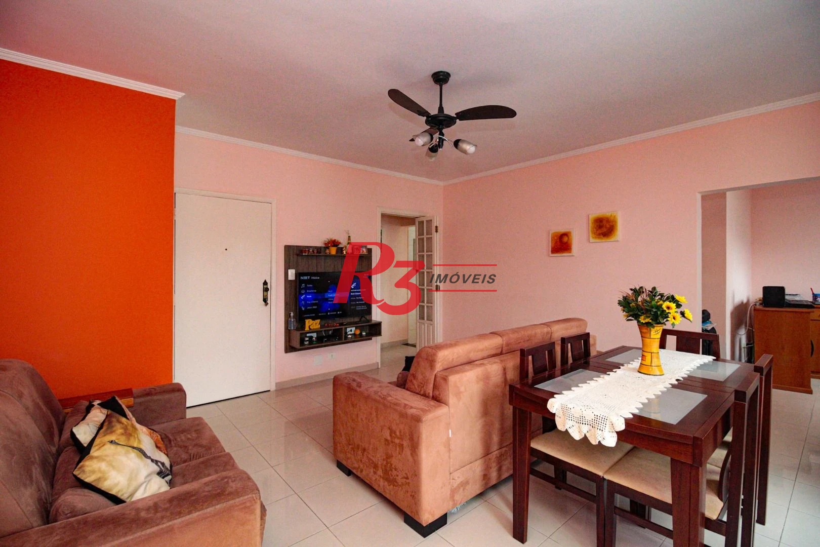Apartamento com 2 dormitórios à venda, 100 m² por R$ 470.000,00 - José Menino - Santos/SP