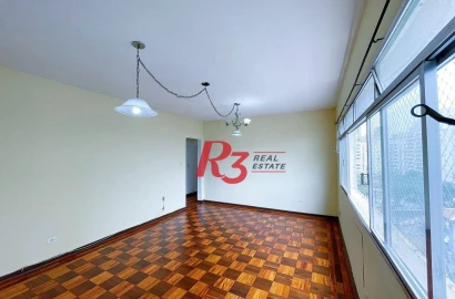 Apartamento com 3 dormitórios, 118 m² - venda por R$ 780.000,00 ou aluguel por R$ 4.500,02/mês - Embaré - Santos/SP