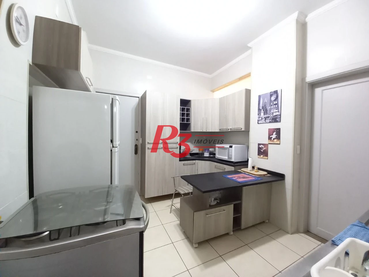Apartamento com 3 dormitórios à venda, 160 m² por R$ 1.300.000,00 - Aparecida - Santos/SP