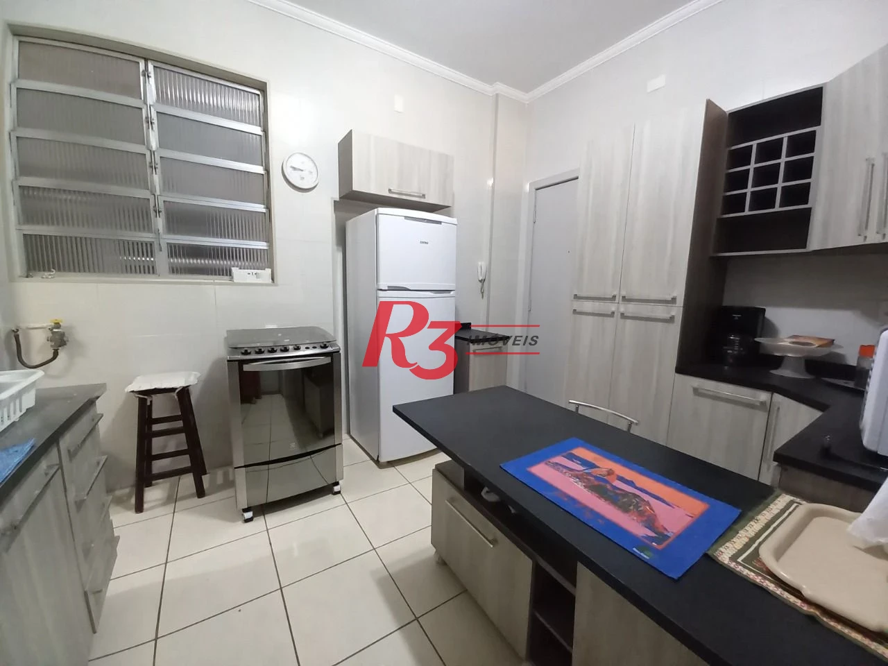 Apartamento com 3 dormitórios à venda, 160 m² por R$ 1.300.000,00 - Aparecida - Santos/SP