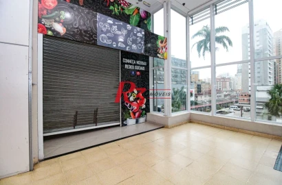 Loja para alugar, 29 m² por R$ 5.000,00/mês - Gonzaga - Santos/SP