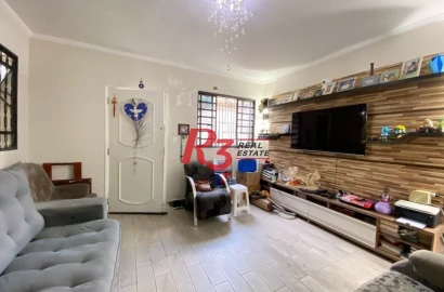 Casa com 2 dormitórios à venda, 75 m² por R$ 450.000,00 - Estuário - Santos/SP