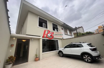 Sobrado à venda, 169 m² por R$ 1.490.000,00 - Boqueirão - Santos/SP