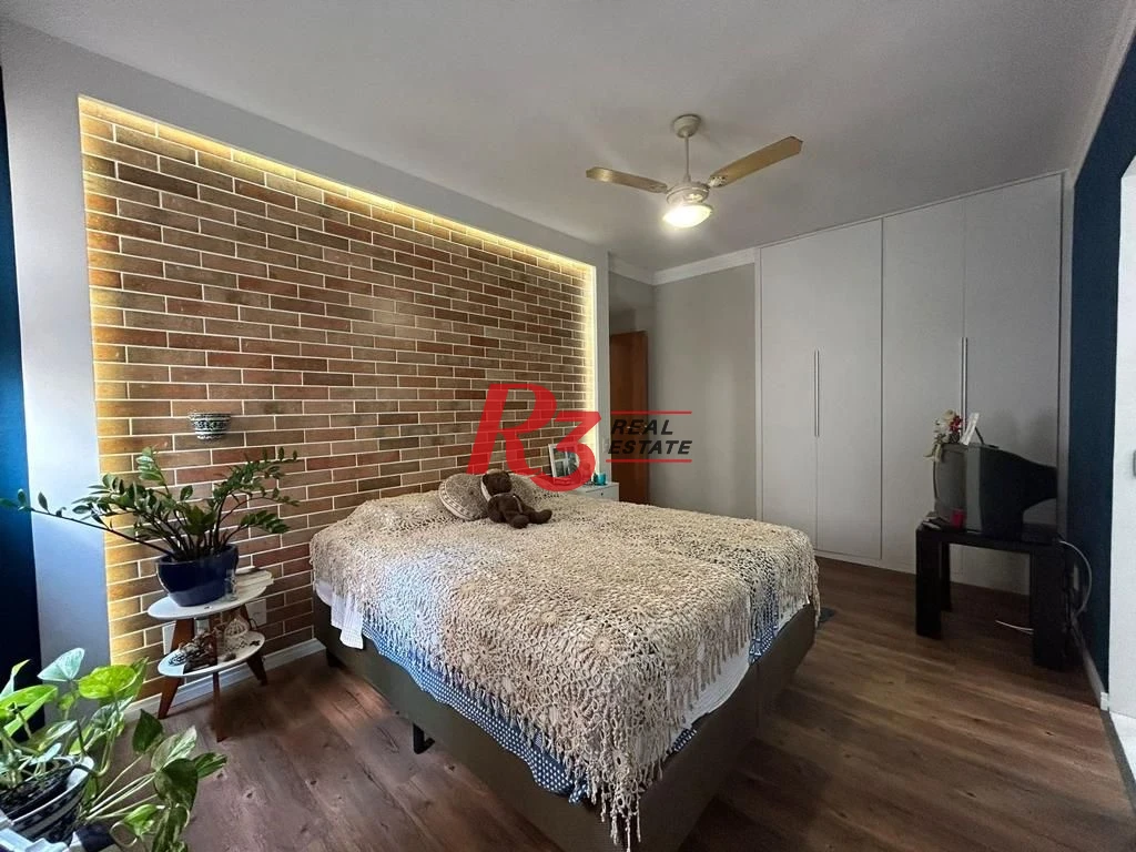 Apartamento à venda, 130 m² por R$ 1.100.000,00 - Gonzaga - Santos/SP