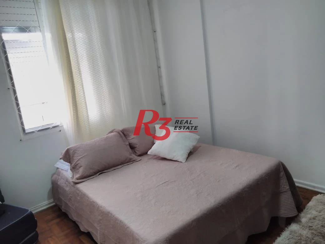 Apartamento com 2 dormitórios c Vista Mar, Piscina, 98 m² por R$ 775.000 - Embaré - Santos/SP