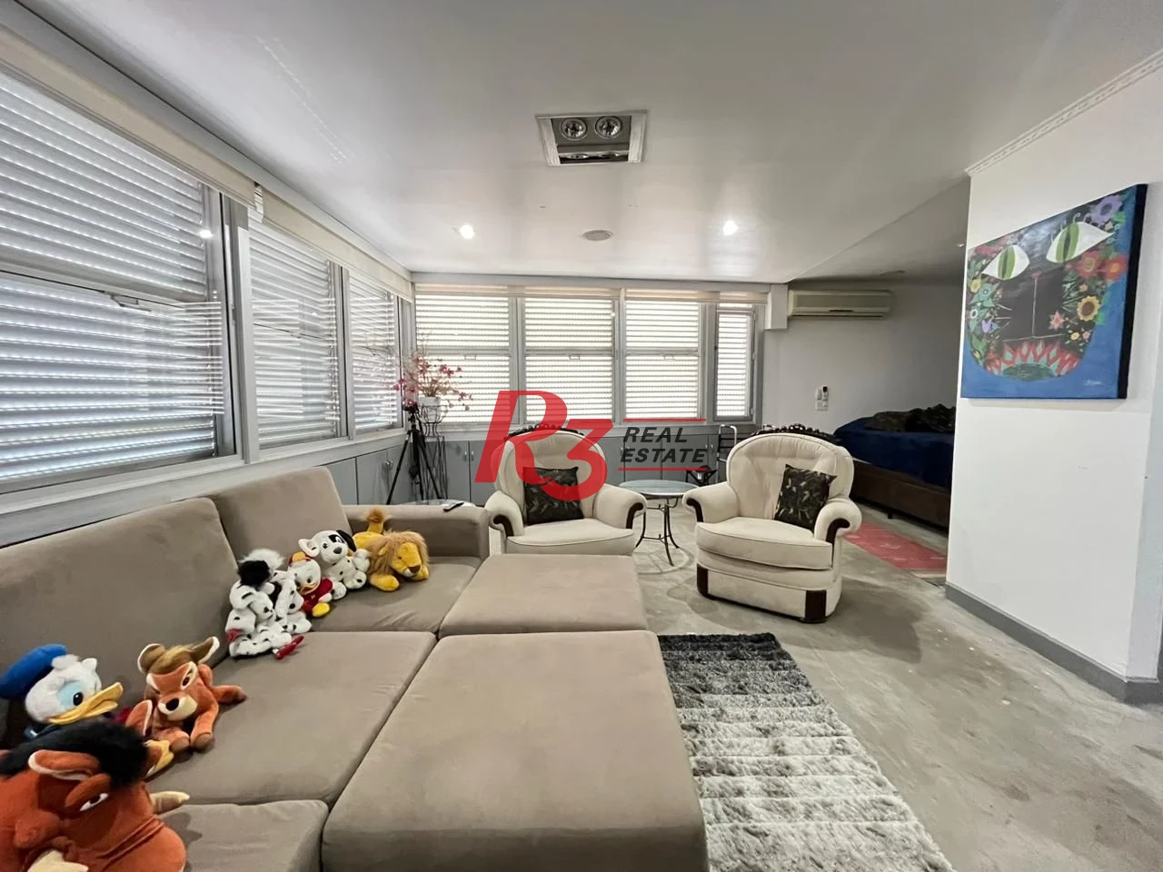 Apartamento com 1 dormitório  Vista Mar, 64 m² por R$ 410.000 - Itararé - São Vicente/SP