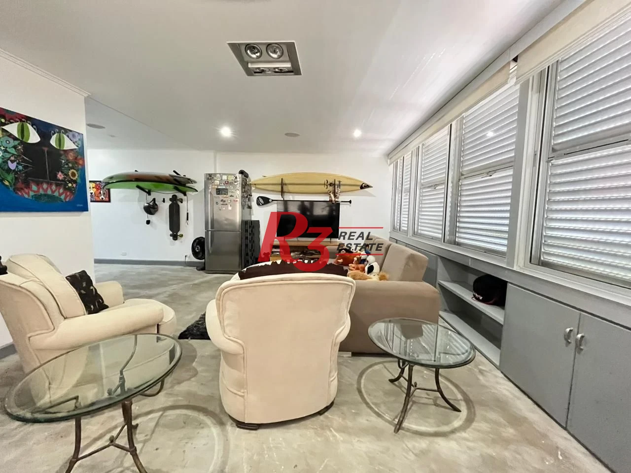 Apartamento com 1 dormitório  Vista Mar, 64 m² por R$ 410.000 - Itararé - São Vicente/SP