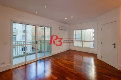 Apartamento com 3 dormitórios à venda, 159 m² por R$ 1.650.000,00 - Boqueirão - Santos/SP