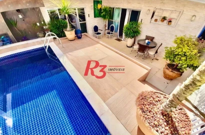 Cobertura com 3 dormitórios à venda, 236 m² por R$ 1.890.000,00 - Ponta da Praia - Santos/SP