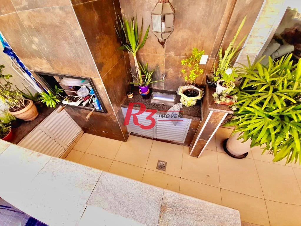 Cobertura com 3 dormitórios à venda, 236 m² por R$ 1.890.000,00 - Ponta da Praia - Santos/SP