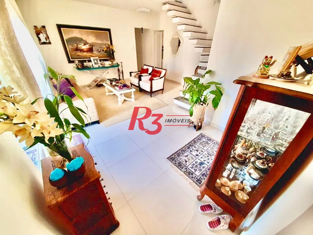 Cobertura com 3 dormitórios à venda, 236 m² por R$ 1.890.000,00 - Ponta da Praia - Santos/SP
